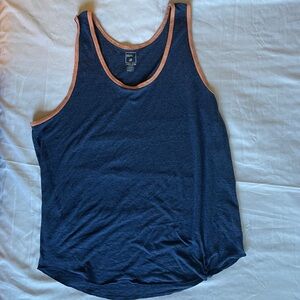 BDG Navy and Orange Tank Top